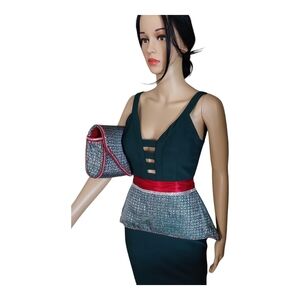 Handmade Fabric peplum belt